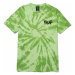 Huf T-shirt haze brush tie dye ss Zelená