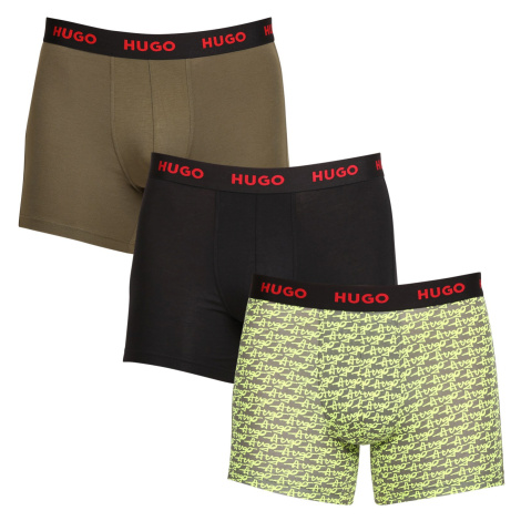 3PACK pánské boxerky HUGO vícebarevné (50510192 321) Hugo Boss