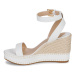 Lauren Ralph Lauren HILARIE-ESPADRILLES-WEDGE Bílá