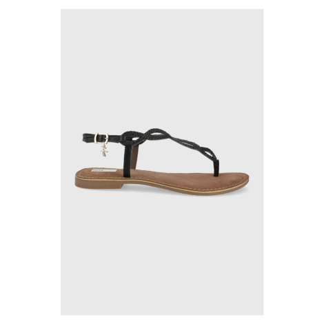 Kožené sandály Mexx Sandal Jolene dámské, černá barva