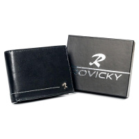 Pánská kožená peněženka Rovicky N992-CMC černá