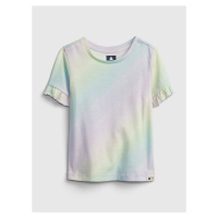 GAP Dětské top pocket wash effect t-shirt - Holky