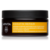 Apivita Keratin Repair obnovující maska pro poškozené vlasy s keratinem 200 ml