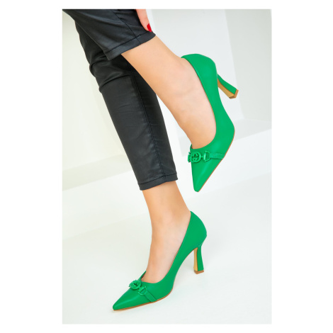 Soho Green Women's Classic Heeled Shoes 18717