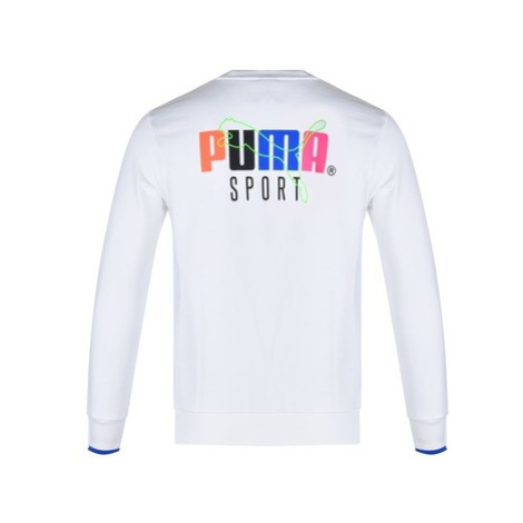 Puma Sport Crew Sweat Bílá