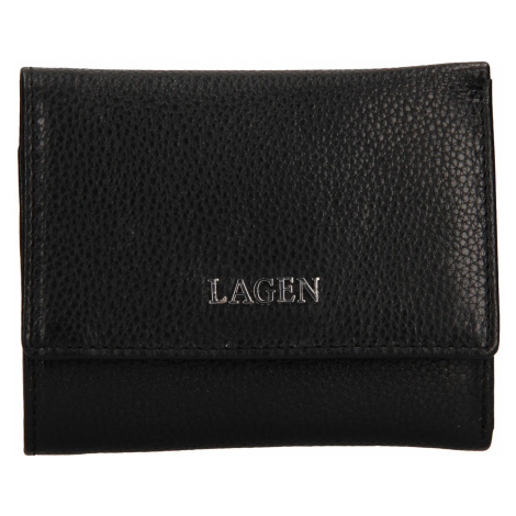 Dámská kožená peněženka Lagen Lucie - černá
