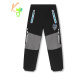 Chlapecké softshellové kalhoty, zateplené - KUGO HK2516, černá / šedá kolena Barva: Černá