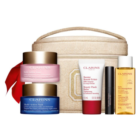 Clarins Multi-Active Collection vánoční dárková sada (pro zralou pleť)