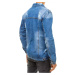 Modrá pánská džínová bunda Denim vzor