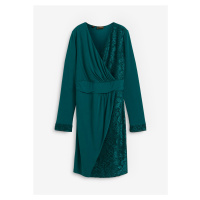 Bonprix BPC SELECTION šaty s krajkou Barva: Zelená, Mezinárodní