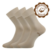 LONKA® ponožky Bioban BIO bavlna béžová 3 pár 100211