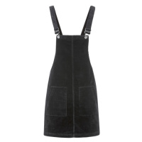 esmara® Dámské manšestrové šaty s laclem (černá)