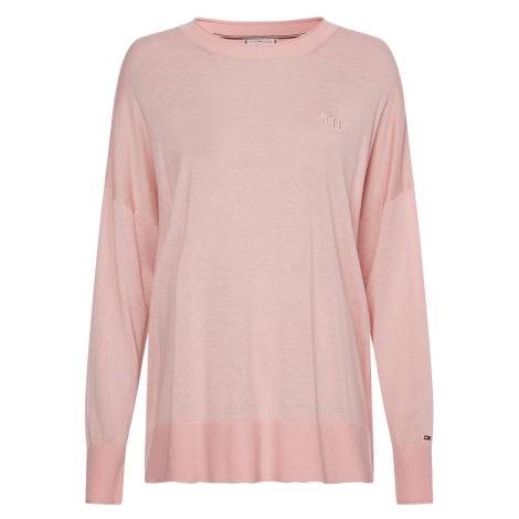 Tommy Hilfiger Sweater - LYOCELL WOOL C-NK SWEATER pink