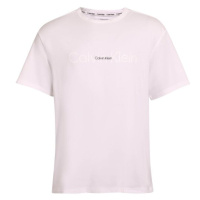 Calvin Klein EMB ICON LOUNGE-S/S CREW NECK Pánské tričko, bílá, velikost