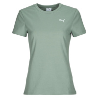 Puma ESS ELEVATED RIB TEE Zelená