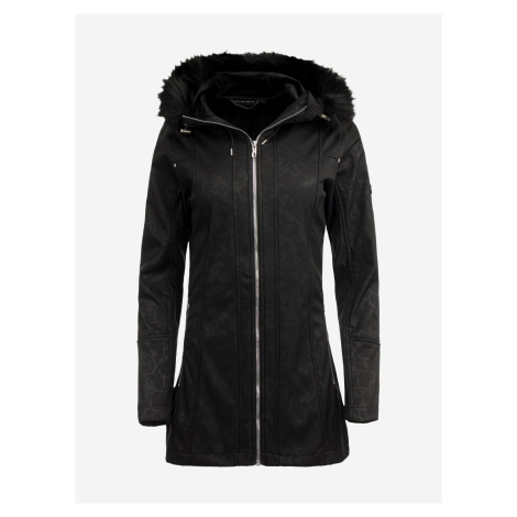 Černý dámský softshellový kabát ALPINE PRO MISALA