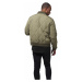 Big Diamond Quilt Bomber Jacket - olive