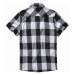 Pánská košile // Brandit Checkshirt Halfsleeve white/black