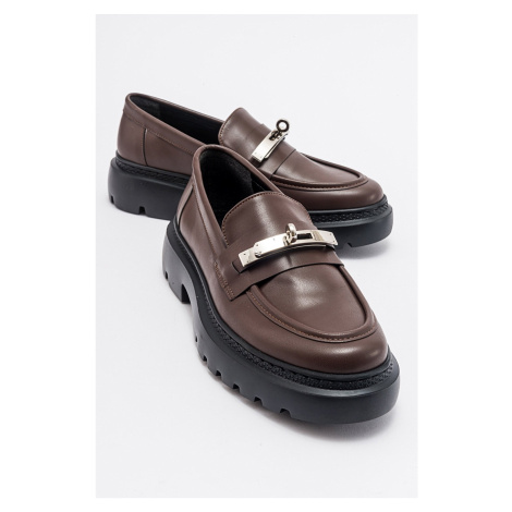 LuviShoes BORN Brown Skin Women's Loafer