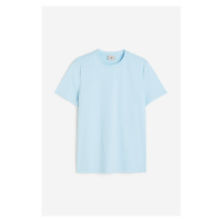 H & M - Tričko z bavlny pima Slim Fit - modrá