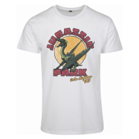 Pánské tričko krátký rukáv // Merchcode Jurassic Park Isla Nybla Tee white