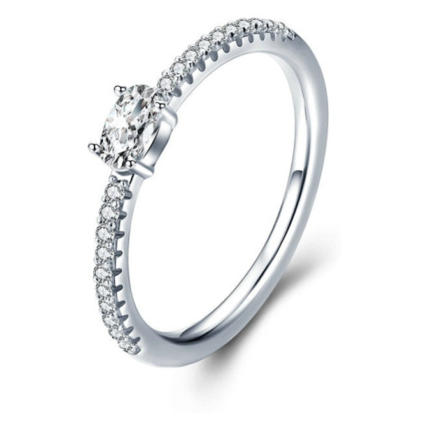 Stříbrný prsten v minimalistickém stylu LOAMOER