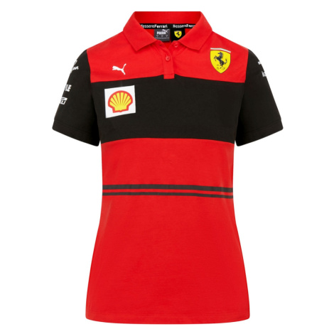 Ferrari dámské polo tričko redblack F1 Team 2022 Puma