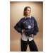 DEFACTO Yale University Oversize Fit Crew Neck Thick Sweatshirt