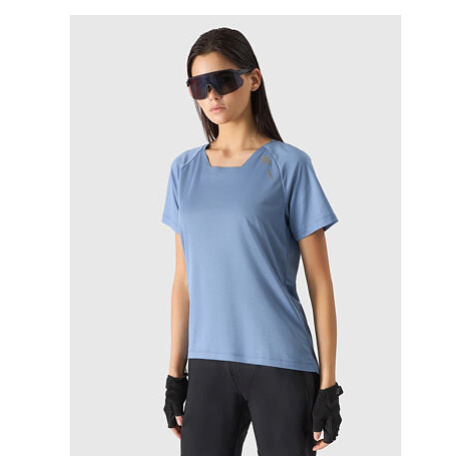 Dámské rychleschnoucí cyklistické tričko 4F - modré