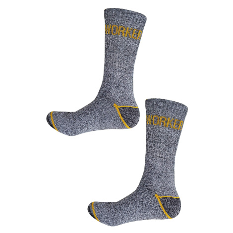 Pracovní termo ponožky 103 - 5bal šedá
