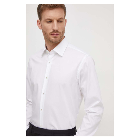 Košile BOSS bílá barva, regular, s klasickým límcem, 50511358 Hugo Boss