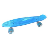 Pennyboard s LED kolečky, 56 cm LIGHT BLUE