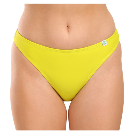Veselé dámské plavkové kalhotky Dedoles žluté (D-F-SW-B-BBF-B-1277)