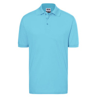 James&Nicholson Unisex polokošile JN070 Sky Blue