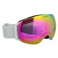 BLIZZARD-Ski Gog. 999 MDAVZSPFO, white shiny, amber2, pink revo Bílá