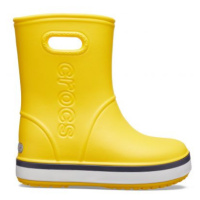 holínky Crocs Crocsband Rain Boot - Yellow/Navy