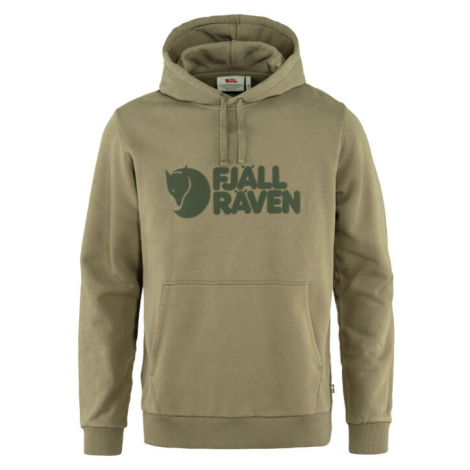 Mikina s kapucí Logo M Fjällräven® – Light Olive