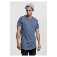 Pánské tričko krátký rukáv // Urban Classics Shaped Melange Long Tee stone blue