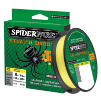 Spiderwire splétaná šňůra stealth smooth 12 hi-vis žlutá 150 m - 0,07 mm 6 kg