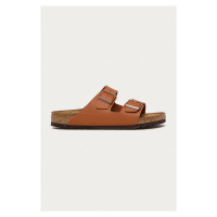 Pantofle Birkenstock Arizona pánské, hnědá barva