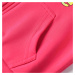 Dívčí mikina KUGO WM0870, sytě růžová Barva: Růžová