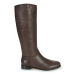 Lauren Ralph Lauren JUSTINE-BOOTS-TALL BOOT Hnědá