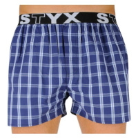 Styx MEN'S BOXERS SHORTS SPORTS RUBBER Pánské trenky, modrá, velikost