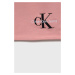 Dětská bavlněná sukně Calvin Klein Jeans růžová barva, mini