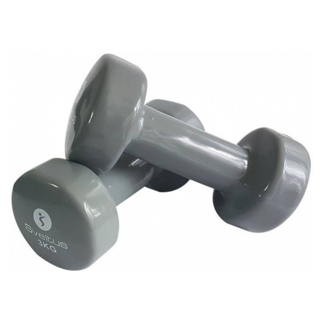 Sveltus Epoxy Dumbbells 3 kg - one pair Šedá