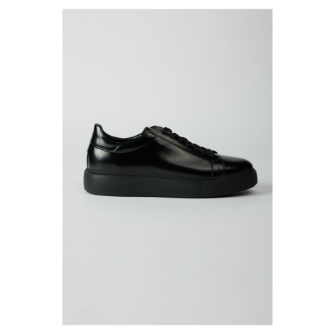 ALTINYILDIZ CLASSICS Men's Black 100% Leather Sneaker Shoes AC&Co / Altınyıldız Classics