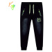 Chlapecké riflové kalhoty/ tepláky, zateplené - KUGO FK0319, černá Barva: Černá