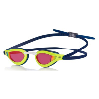 AQUA SPEED Unisex's Swimming Goggles Rapid Mirror Yellow/Navy Blue Pattern 30