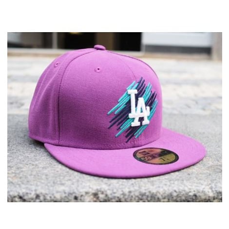 Kšiltovka New Era 59FIFTY Double Scribb Los Angeles Dodgers velikosti fitted caps