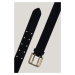 OPASEK GANT DOUBLE ROW SUEDE BELT BLACK